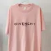 Givenchy Paris Logo Cotton T Shirts in Pink Brown Black and White for men Casual Fashion #B54205