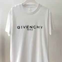 Givenchy Paris Logo Cotton T Shirts in Pink Brown Black and White for men Casual Fashion #B54205
