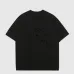 Givenchy T-shirts for MEN Solid Color Crew Neck Black/White #B46462