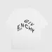 Givenchy T-shirts for MEN Solid Color Crew Neck Black/White #B46462