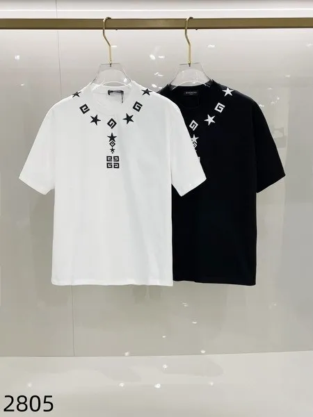 Givenchy T-shirts for MEN Star Black/White #B46410