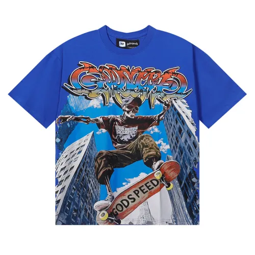 Godspeed-T-Shirts Black/Blue #B52643