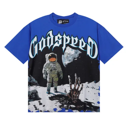 Godspeed-T-Shirts Blue/Black/Yellow #B52519