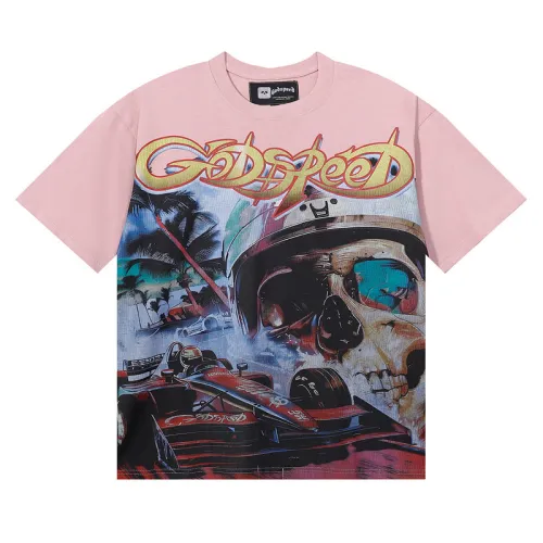 Godspeed-T-Shirts Pink/Black/White #B52522