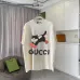  Gucci Men's AAA T-shirts Gucci Cat Embroidery T-shirt Men's #B53683