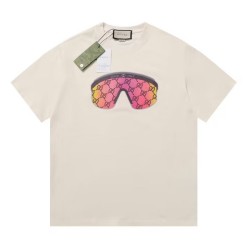 Gucci Men/Women T-shirts EUR/US Size 1:1 Quality White/Black #999934033