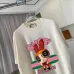 Gucci Purple T Shirt Featuring Blossom Cartoon Doll Graphic with Pink and Green Design Accents #B54214