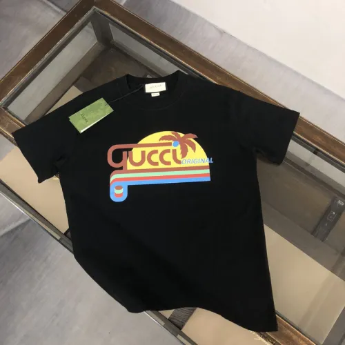 Gucci T Shirt Gucci Printed Cotton T-Shirt Black/White #B53881
