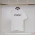 Gucci T-shirts for Gucci Men's AAA T-shirts 270g Black/White #B53055