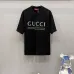 Gucci T-shirts for Gucci Men's AAA T-shirts 320g Black/White #B52977