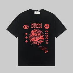 Gucci T-shirts for Gucci Men's AAA T-shirts Black/White #B50770
