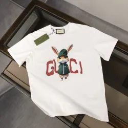 Gucci T-shirts for Gucci Men's AAA T-shirts Black/White #B53068