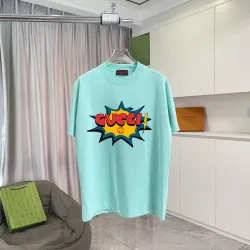 Gucci T-shirts for Gucci Men's Print Cotton AAA T-shirts 3 colors #B54027