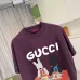 Gucci T-shirts for Gucci Men's Print Cotton AAA T-shirts 4 colors #B54024