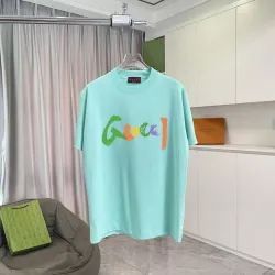 Gucci T-shirts for Gucci Men's Print Cotton AAA T-shirts 4 colors #B54028