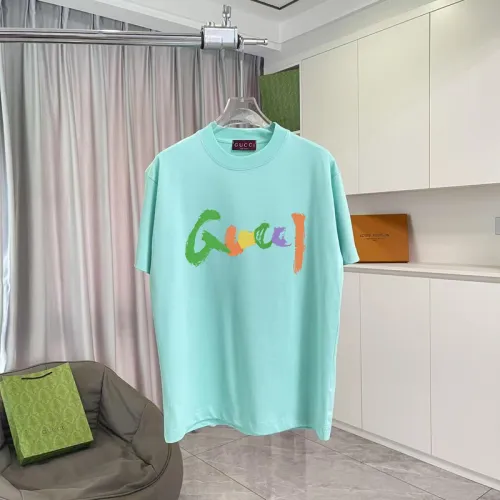 Gucci T-shirts for Gucci Men's Print Cotton AAA T-shirts 4 colors #B54028