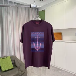 Gucci T-shirts for Gucci Men's Print Cotton AAA T-shirts 4 colors #B54029