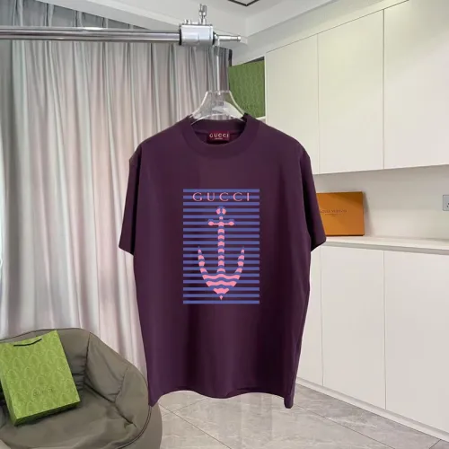 Gucci T-shirts for Gucci Men's Print Cotton AAA T-shirts 4 colors #B54029