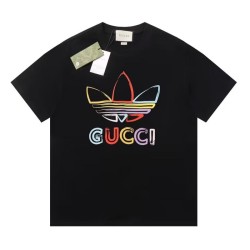 Gucci x Adidas Men/Women T-shirts EUR/US Size 1:1 Quality White/Black #999934032