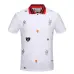 Gucci Solid Cotton polo with embroideries bee Kingsnake UFO men polo shirts #9100585