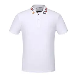  Solid Cotton polo with embroideries bee Kingsnake UFO men polo shirts #9100585