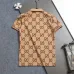 Gucci T-shirts for Gucci Polo Shirts 320g Black/White/Khaki #B52982