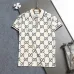 Gucci T-shirts for Gucci Polo Shirts 320g Black/White/Khaki #B52982