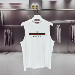 Gucci men's tank tops Black/White #B52884