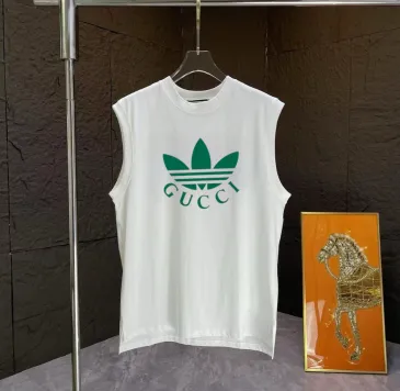 Brand G x Adidas clover men's tank tops White #B52936