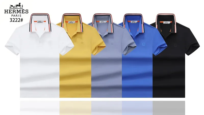 HERMES T-shirts for HERMES Polo Shirts #9999932447