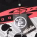 HELLSTAR Black T - Shirt With Running Figures Graphic And Star Sports Print Design #B54349