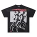 HELLSTAR Black T - Shirt With Running Figures Graphic And Star Sports Print Design #B54349