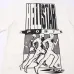 HELLSTAR White T - Shirt With Bold Flaming Graphic And Slogan Print Design #B54350