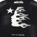 Hellstar Black T - Shirt With Star Flame Face Graphic And Brand Logo Design #B54347