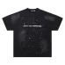 Hellstar Black T - Shirt With Star Flame Face Graphic And Brand Logo Design #B54347