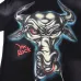 Hellstar Black T-shirts Fierce Bull Skull Graphic Edgy Rock Vibe #B54181