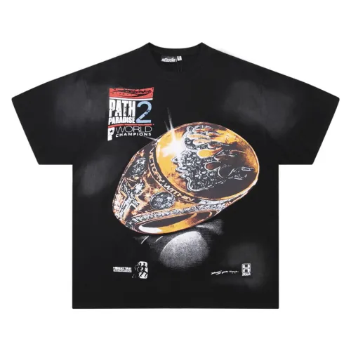 Hellstar T-shirts  HELLSTAR Big Rings T-Shirt  #B53771