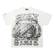 Hellstar T-shirts HOLY STATE  White #B53185