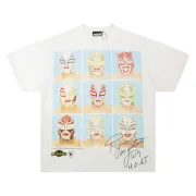 Hellstar Wrestlemania Rey Mysterio T-Shirt Cream White #B53187