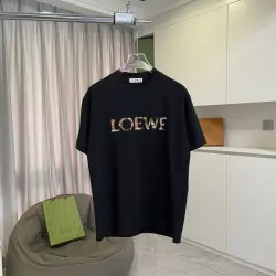 LOEWE T-shirts for MEN Black/White #B54478