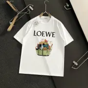 LOEWE T-shirts for MEN Cartoon Black/White #B47030