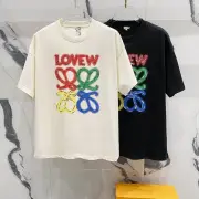 LOEWE T-shirts for MEN color logo #B47054