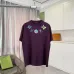 Eye catching Louis Vuitton T Shirt With Colorful Brand Motifs For Fashion Fans Black/White/Purple/Light Blue #B54301