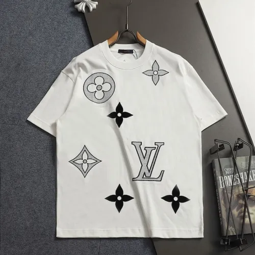LV Style 3D Embroidered Casual T-Shirt, S-XL #B63532