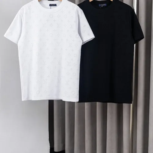 LV Style Embroidered Double Yarn T-Shirt, M-XXL #B63534