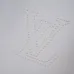 Louis Vuitton Black/White T - Shirt With Rhinestone Logo And Brand Detailing #B54195