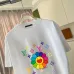 Louis Vuitton Graphic Print Cotton Comfort Casual Short-Sleeved T-Shirt #B53949