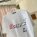 Louis Vuitton Graphic Print Cotton Comfort Casual Short-Sleeved T-Shirt #B53950