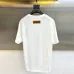 Louis Vuitton T-Shirts Retro Paris Logo Print Luxury Cotton Black/White  #B54162