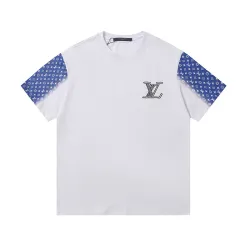 Louis Vuitton T-Shirts for AAAA Louis Vuitton T-Shirts Black/White #B50909